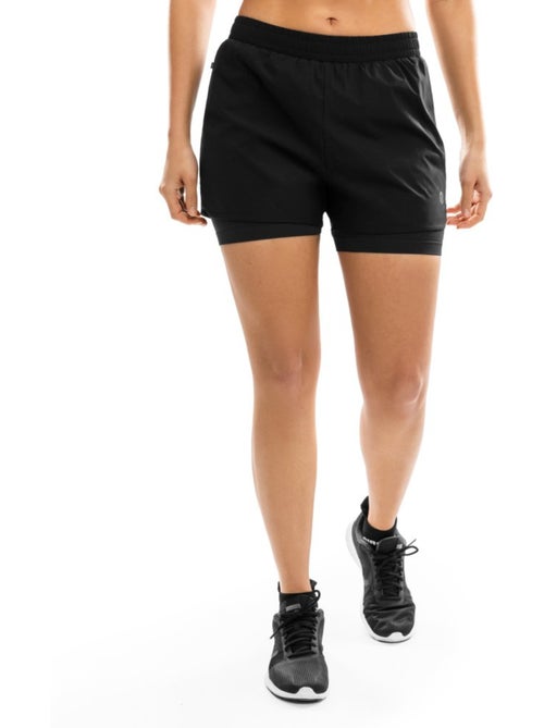 Pantaloncini 2 in 1 da allenamento da donna fitness donna purpose - Kiabi Pantaloncini 2 in 1 da allenamento da donna fitness donna purpose - Kiabi