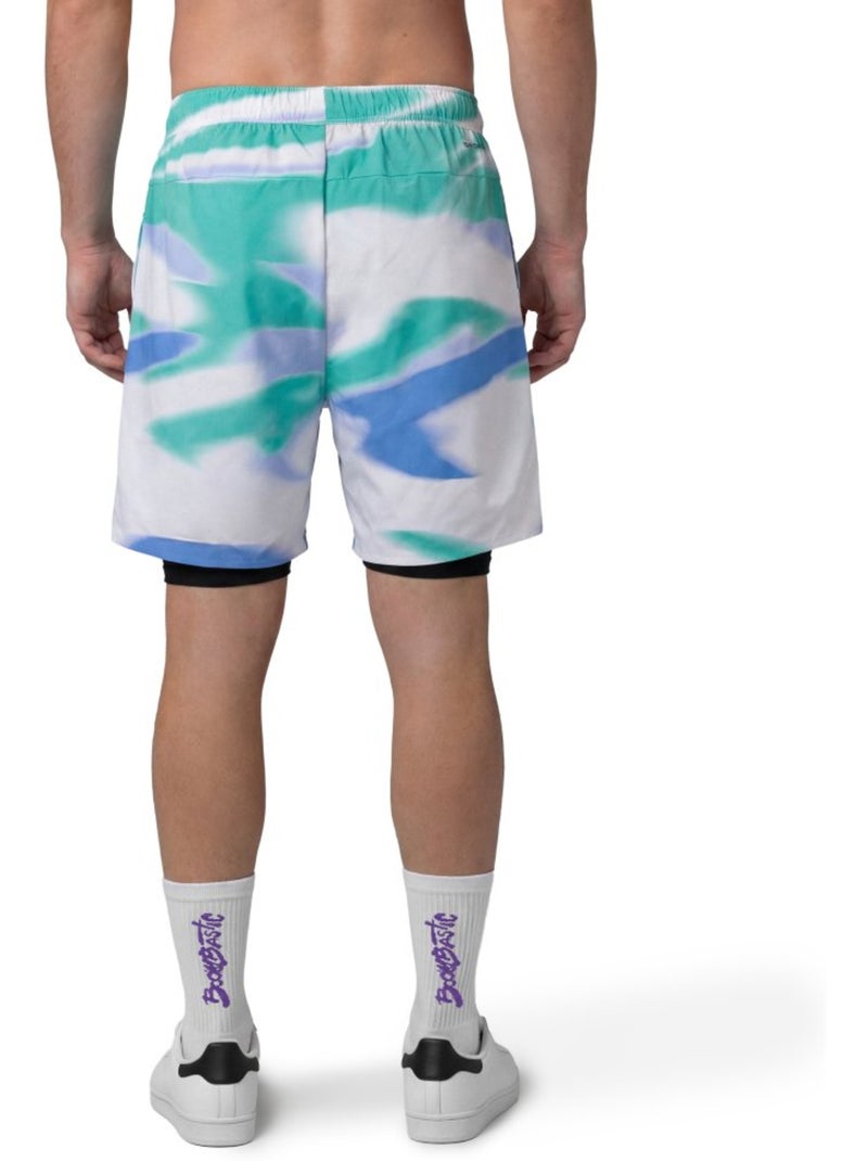 Pantaloncini 2 in 1 uomo boombastic uomo bbc clap Bianco - Kiabi