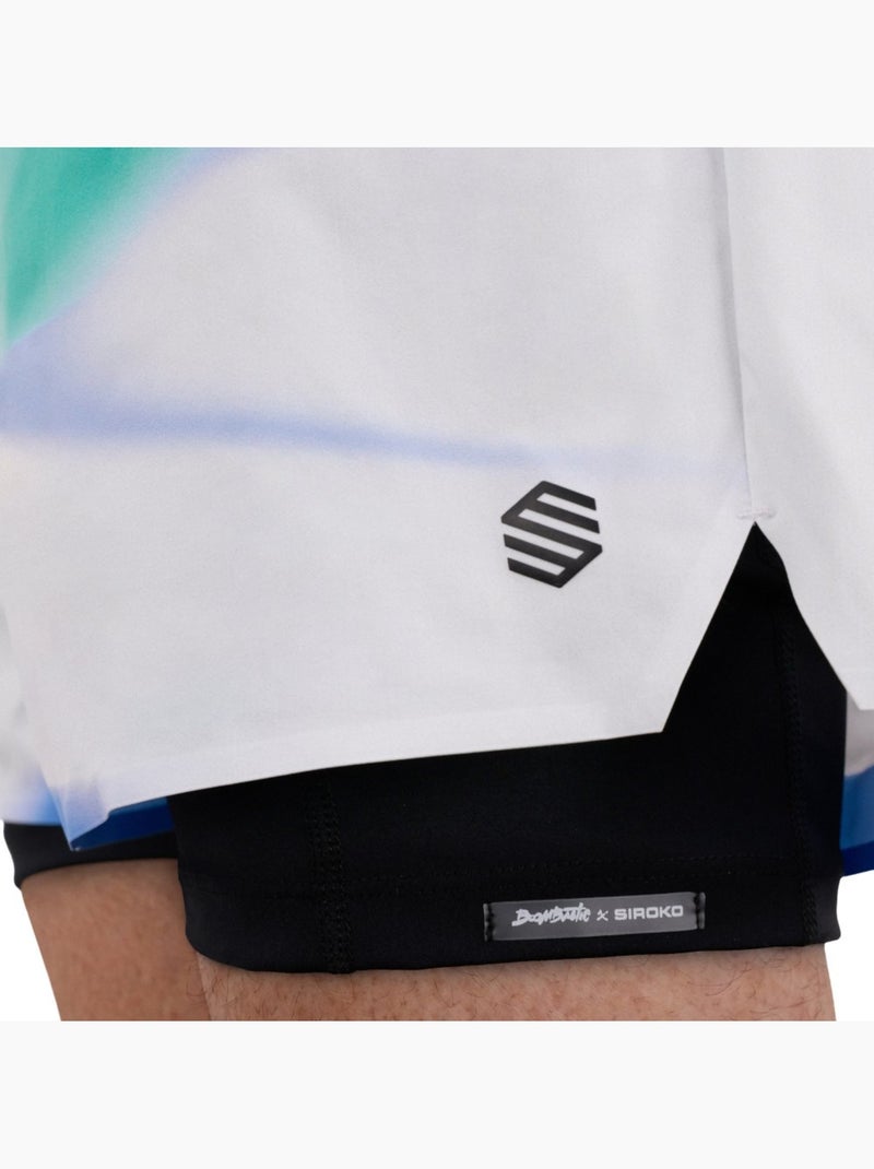 Pantaloncini 2 in 1 uomo boombastic uomo bbc clap Bianco - Kiabi