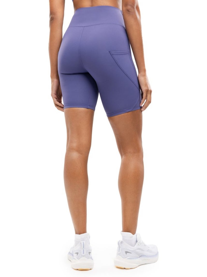 Pantaloncini aderenti da corsa da donna fitness donna thames Blu - Kiabi