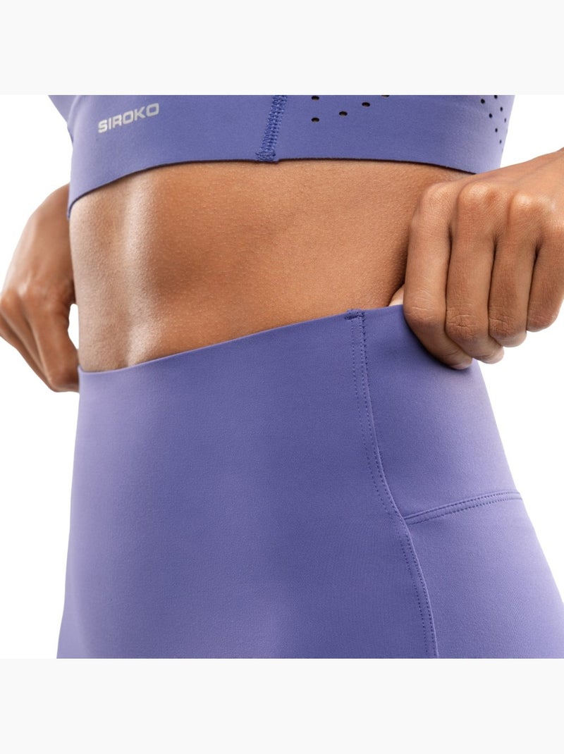 Pantaloncini aderenti da corsa da donna fitness donna thames Blu - Kiabi