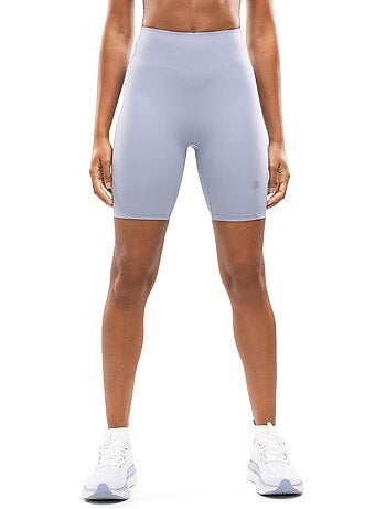 Pantaloncini aderenti da corsa da donna fitness donna thames lilac