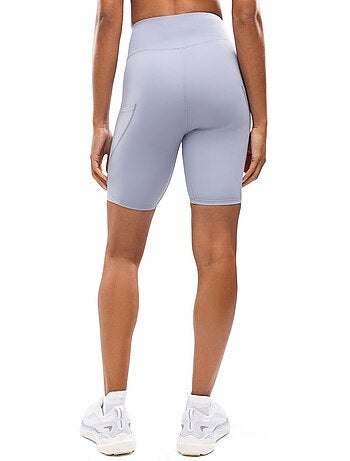 Pantaloncini aderenti da corsa da donna fitness donna thames lilac