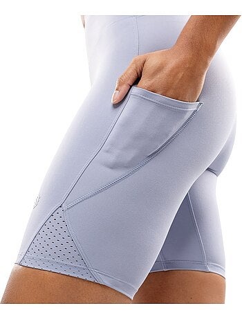 Pantaloncini aderenti da corsa da donna fitness donna thames lilac