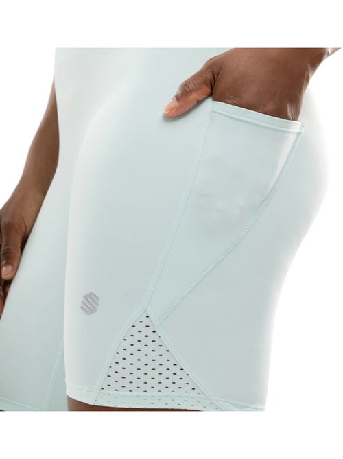 Pantaloncini aderenti da corsa da donna fitness donna thames mint - Kiabi Pantaloncini aderenti da corsa da donna fitness donna thames mint - Kiabi
