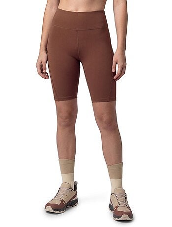Pantaloncini aderenti da trail running da donna escursionismo donna west-w