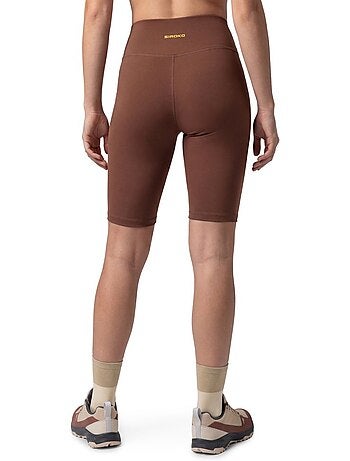 Pantaloncini aderenti da trail running da donna escursionismo donna west-w