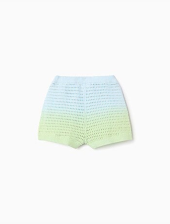 Pantaloncini all'uncinetto con effetto sfumato