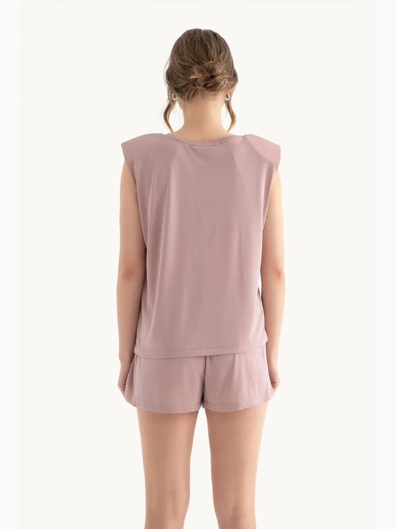 Pantaloncini basic con coulisse a vita media hiccup Rosa - Kiabi
