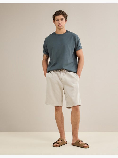 Pantaloncini bermuda twill, mo fashion - Kiabi Pantaloncini bermuda twill, mo fashion - Kiabi