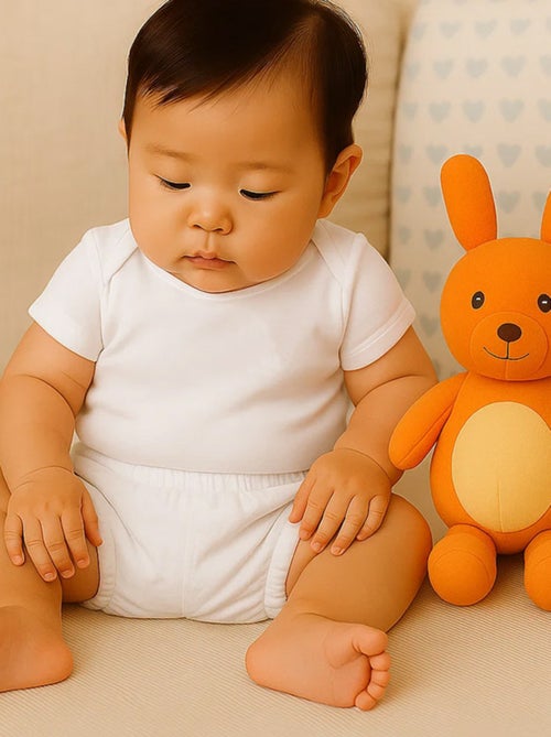 Pantaloncini bloomers in cotone biologico - Kiabi