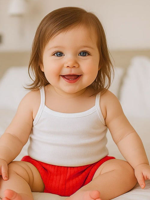 Pantaloncini bloomers in cotone biologico - Kiabi