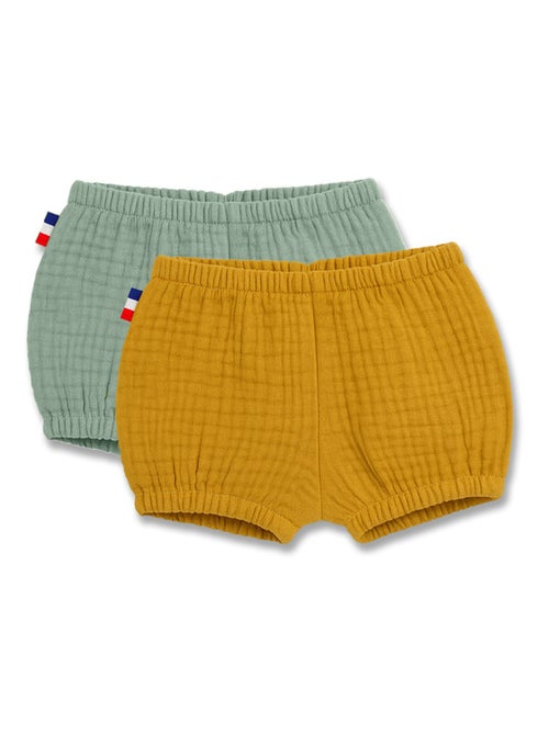 Pantaloncini bloomers in cotone biologico - Kiabi