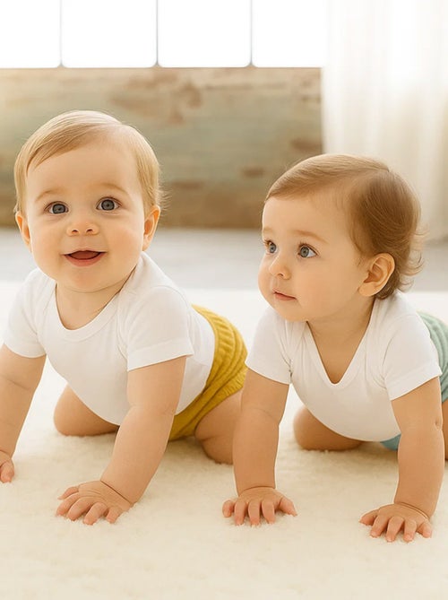 Pantaloncini bloomers in cotone biologico - Kiabi