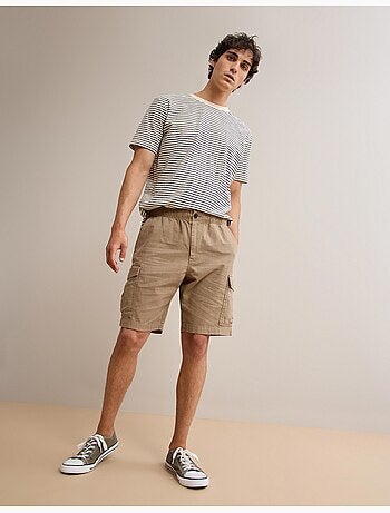 Pantaloncini cargo con lino, MO Fashion