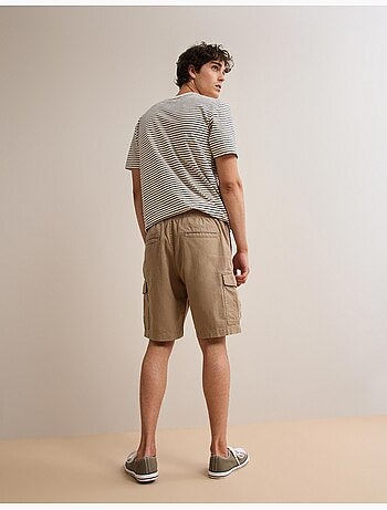 Pantaloncini cargo con lino, MO Fashion