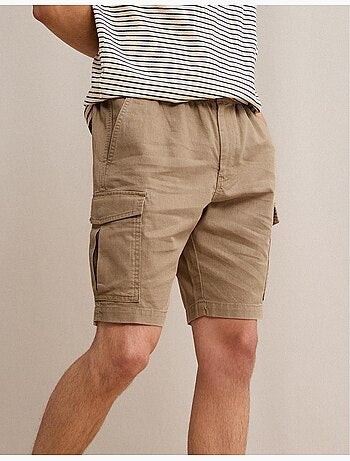 Pantaloncini cargo con lino, MO Fashion