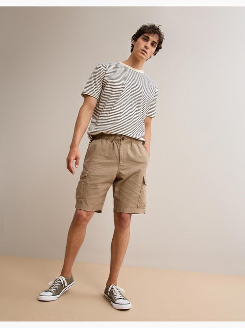 Pantaloncini cargo con lino, MO Fashion - Kiabi Pantaloncini cargo con lino, MO Fashion - Kiabi