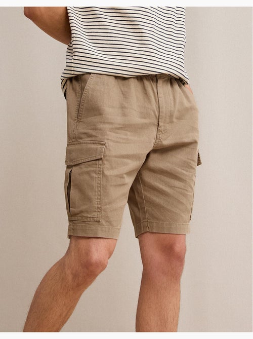 Pantaloncini cargo con lino, MO Fashion - Kiabi Pantaloncini cargo con lino, MO Fashion - Kiabi
