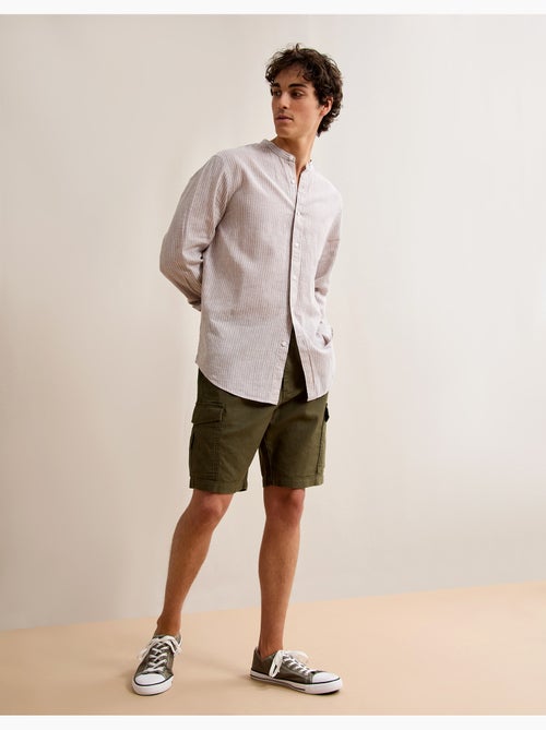 Pantaloncini cargo con lino, MO Fashion - Kiabi Pantaloncini cargo con lino, MO Fashion - Kiabi