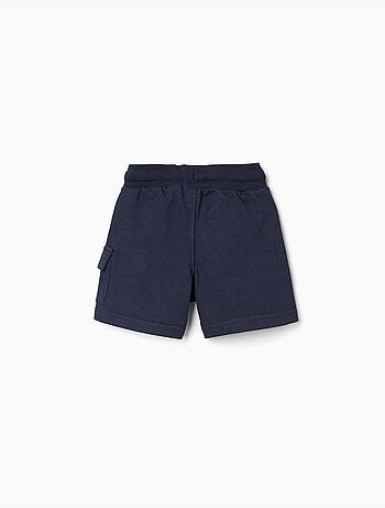 Pantaloncini cargo in felpa con coulisse