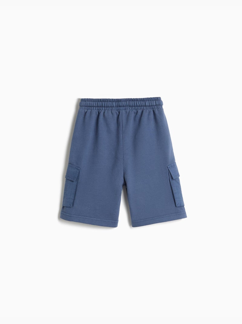 Pantaloncini cargo in pile, mo fashion Blu - Kiabi