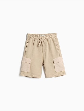 Pantaloncini cargo in pile, mo fashion