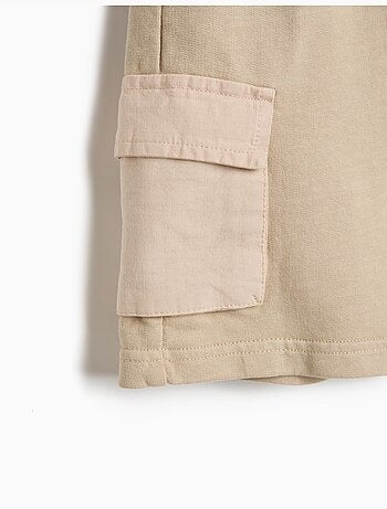 Pantaloncini cargo in pile, mo fashion