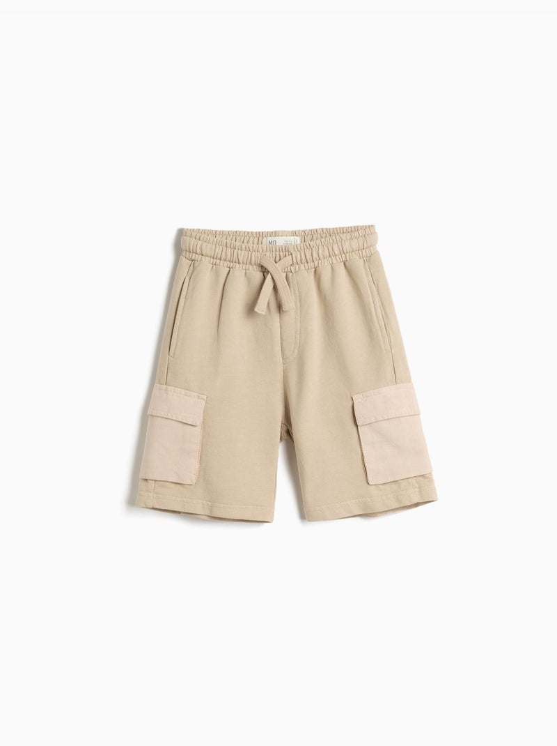Pantaloncini cargo in pile, mo fashion Grigio - Kiabi