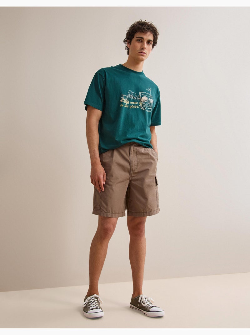 Pantaloncini cargo, mo fashion Marrone - Kiabi