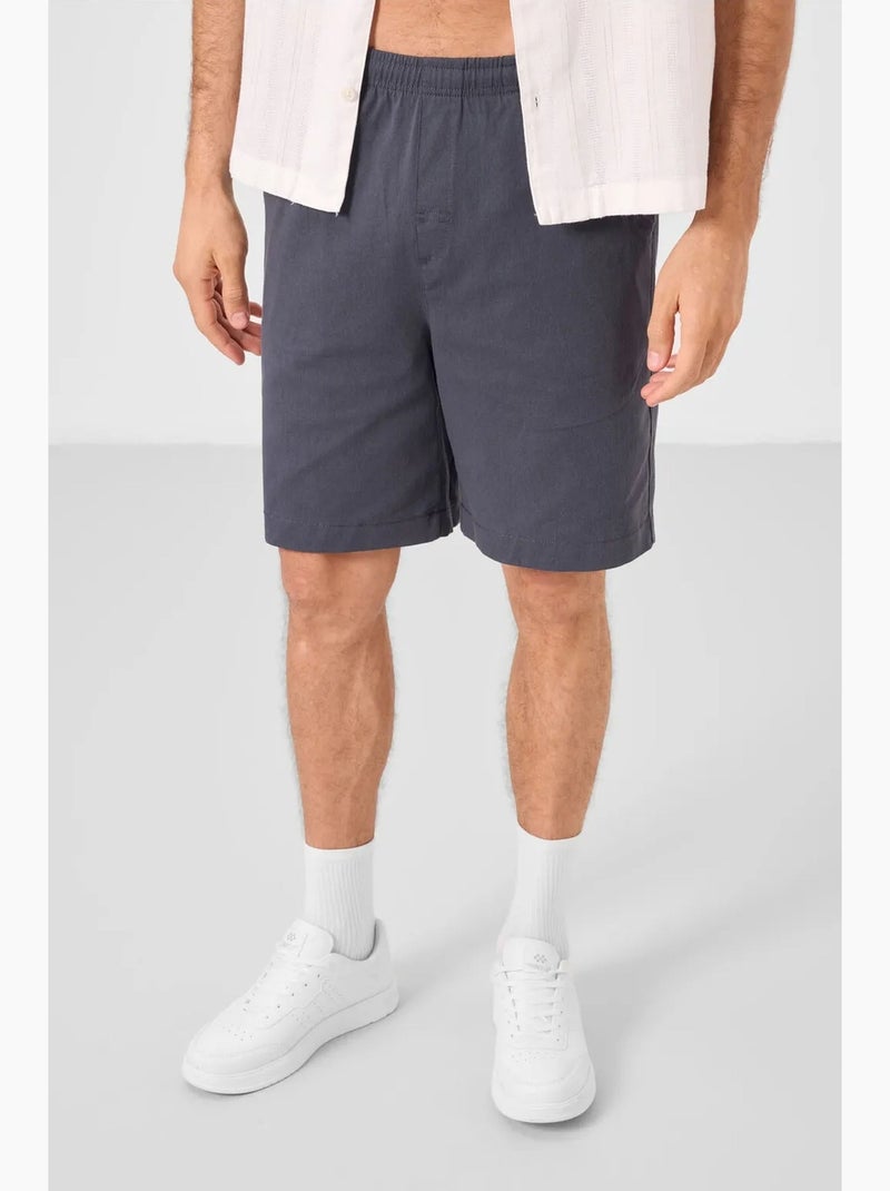 Pantaloncini chino da uomo regular fit tommy Grigio nero - Kiabi