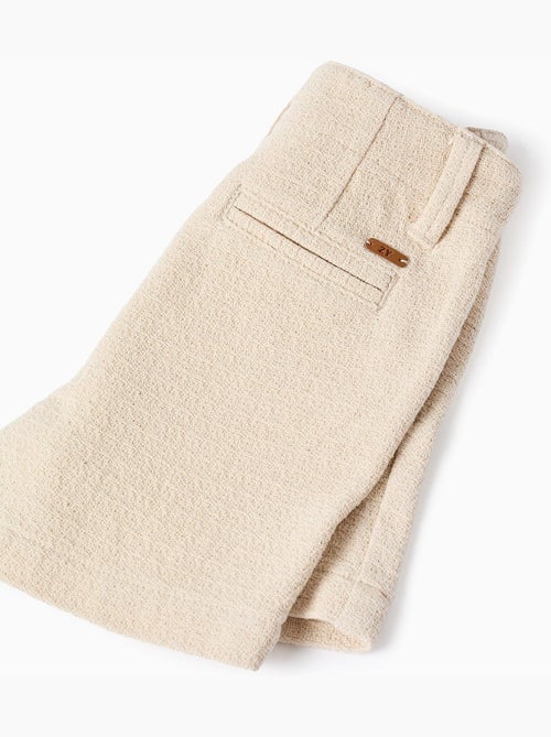 Pantaloncini chino midi in cotone dobby - Kiabi