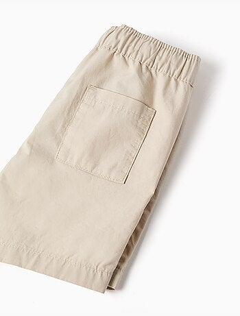 Pantaloncini chino midi in popeline