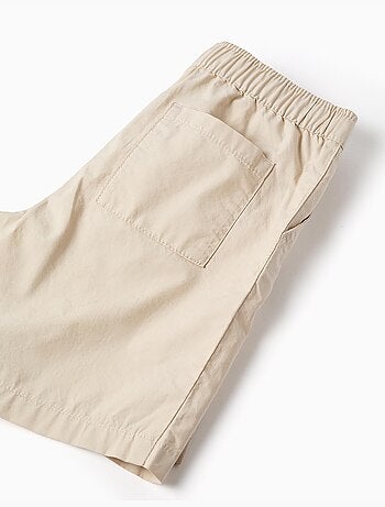 Pantaloncini chino midi in popeline