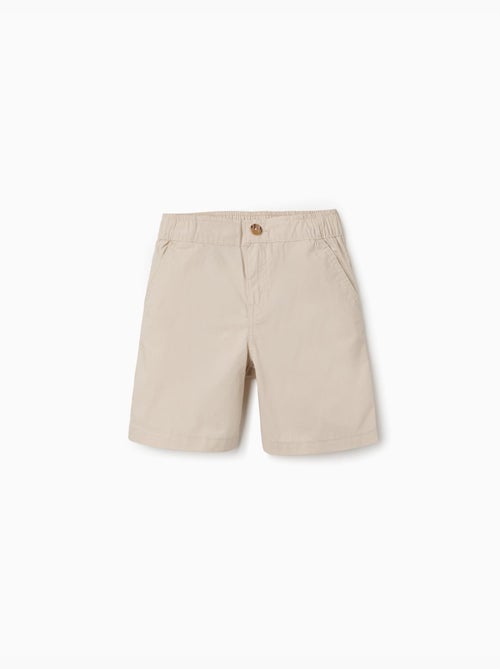 Pantaloncini chino midi in popeline - Kiabi
