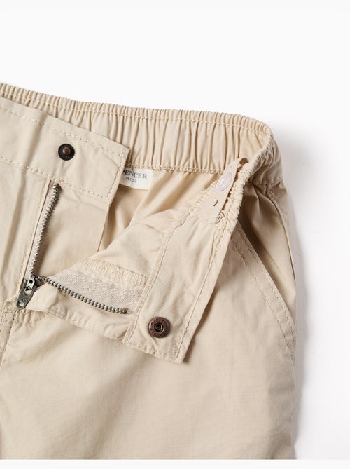 Pantaloncini chino midi in popeline - Kiabi