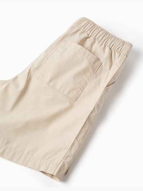 Pantaloncini chino midi in popeline - Kiabi