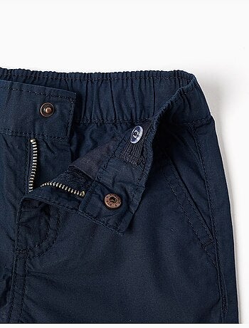 Pantaloncini chino midi in popeline