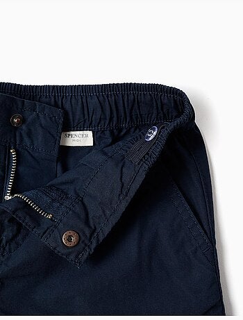 Pantaloncini chino midi in popeline