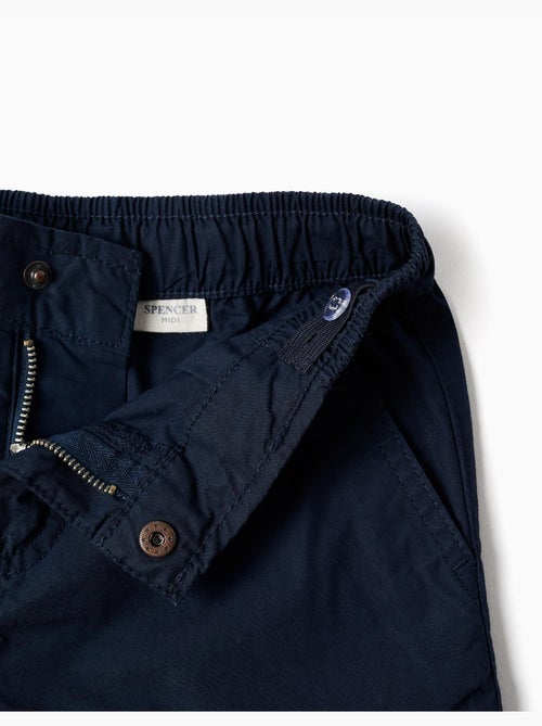 Pantaloncini chino midi in popeline - Kiabi