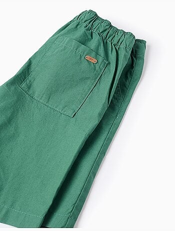 Pantaloncini chino midi in popeline