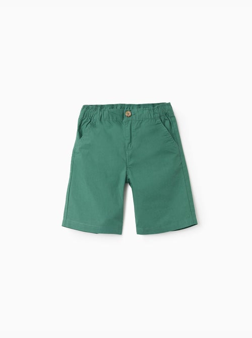 Pantaloncini chino midi in popeline - Kiabi