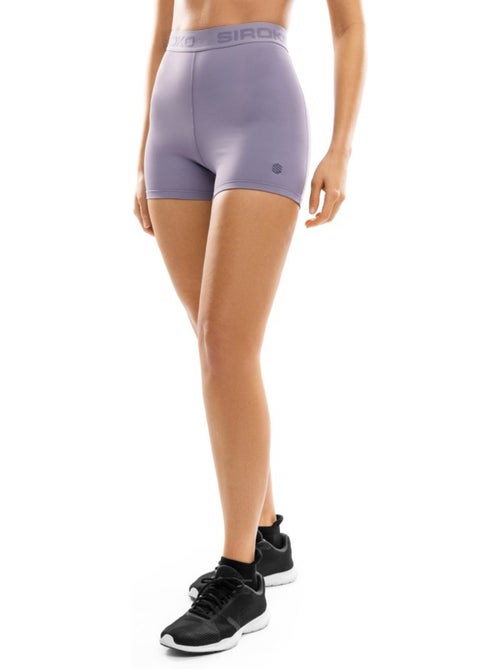 Pantaloncini corti aderenti da allenamento da donna fitness donna eyre - Kiabi Pantaloncini corti aderenti da allenamento da donna fitness donna eyre - Kiabi