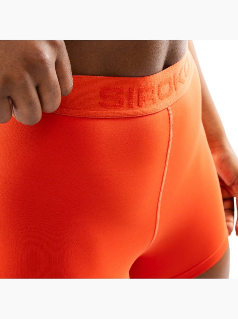 Pantaloncini corti aderenti da allenamento da donna fitness donna vital Rosso - Kiabi