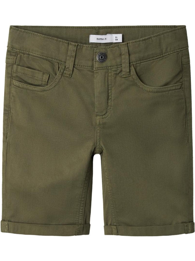 Pantaloncini Corti Bambino Name It Verde kaki chiaro - Kiabi