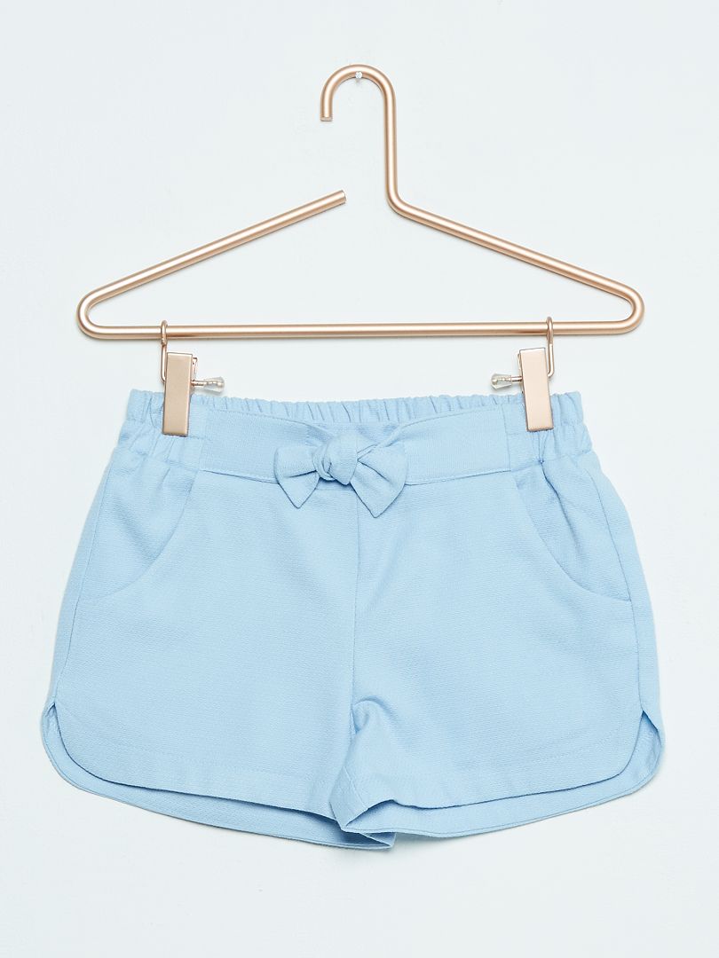 Pantaloncini cotone blu - Kiabi