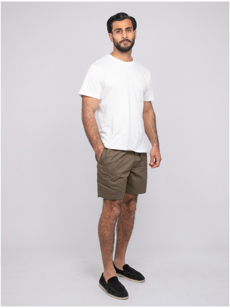 Pantaloncini cotone CASSIS Cachi - Kiabi