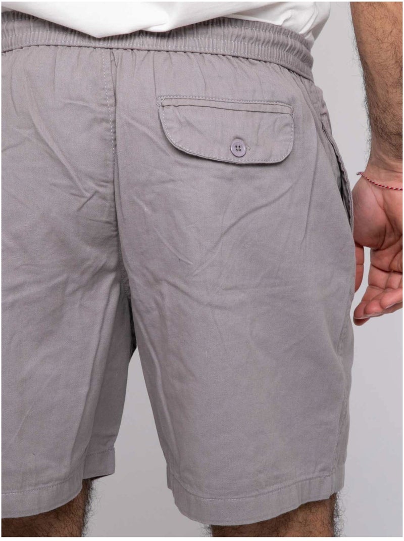 Pantaloncini cotone CASSIS Grigio chiaro - Kiabi