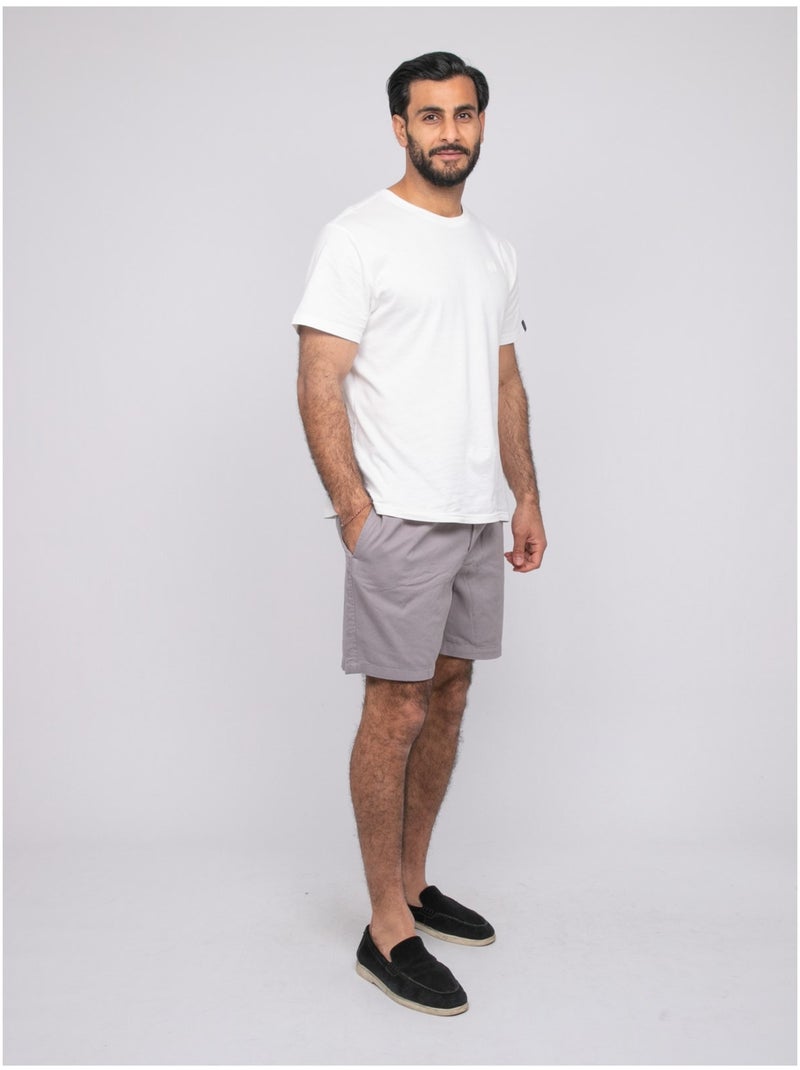Pantaloncini cotone CASSIS Grigio chiaro - Kiabi