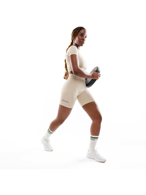 Pantaloncini da allenamento senza cuciture da donna fitness donna dynamic - Kiabi Pantaloncini da allenamento senza cuciture da donna fitness donna dynamic - Kiabi